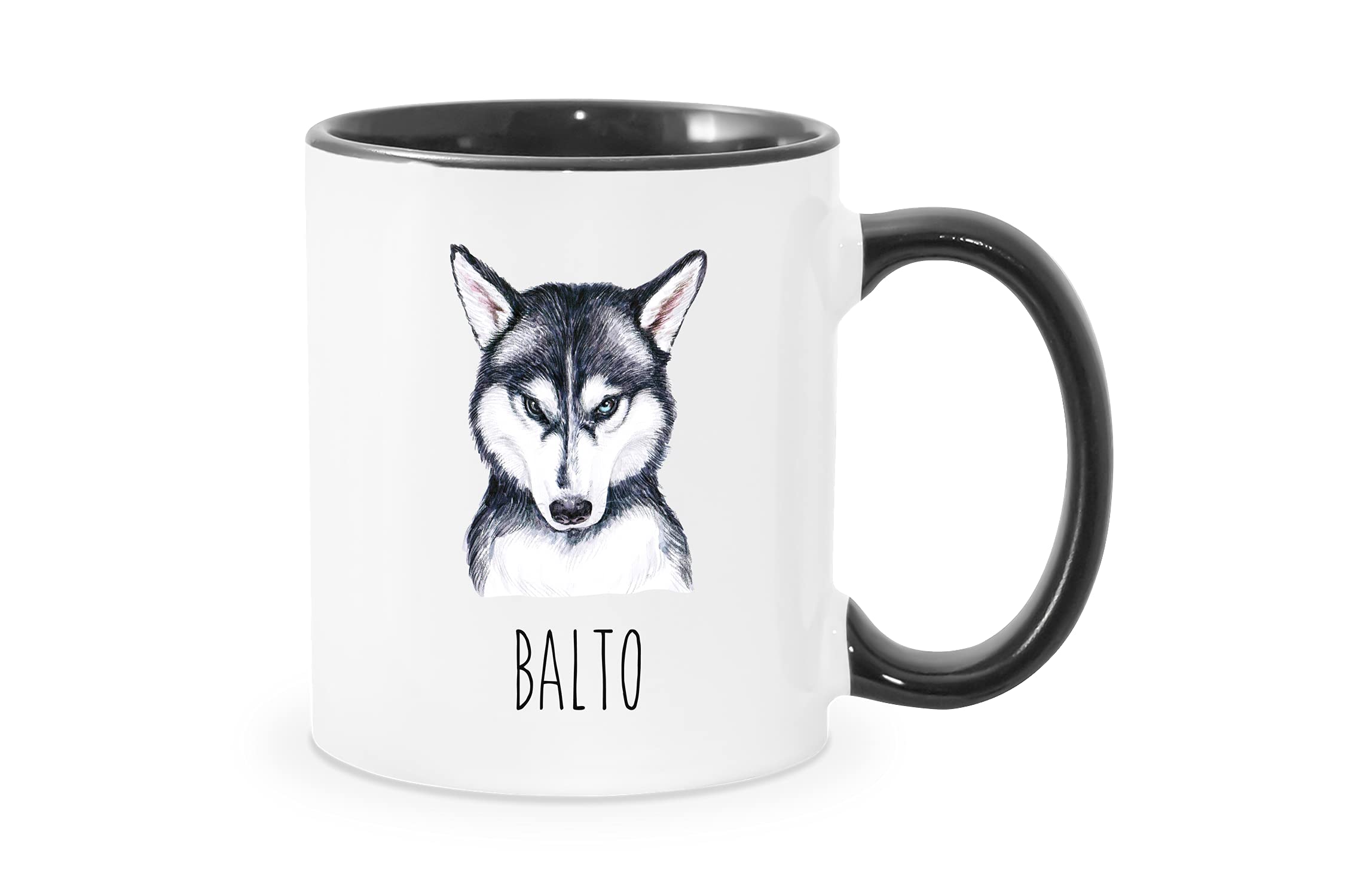 Siberian Husky Personalized Dog Mug Gift for Dog Lover Mom Dad from Daughter Son for Mothers Day, Fathers Day, Birthday, Christmas Custom Present (Siberian Husky)