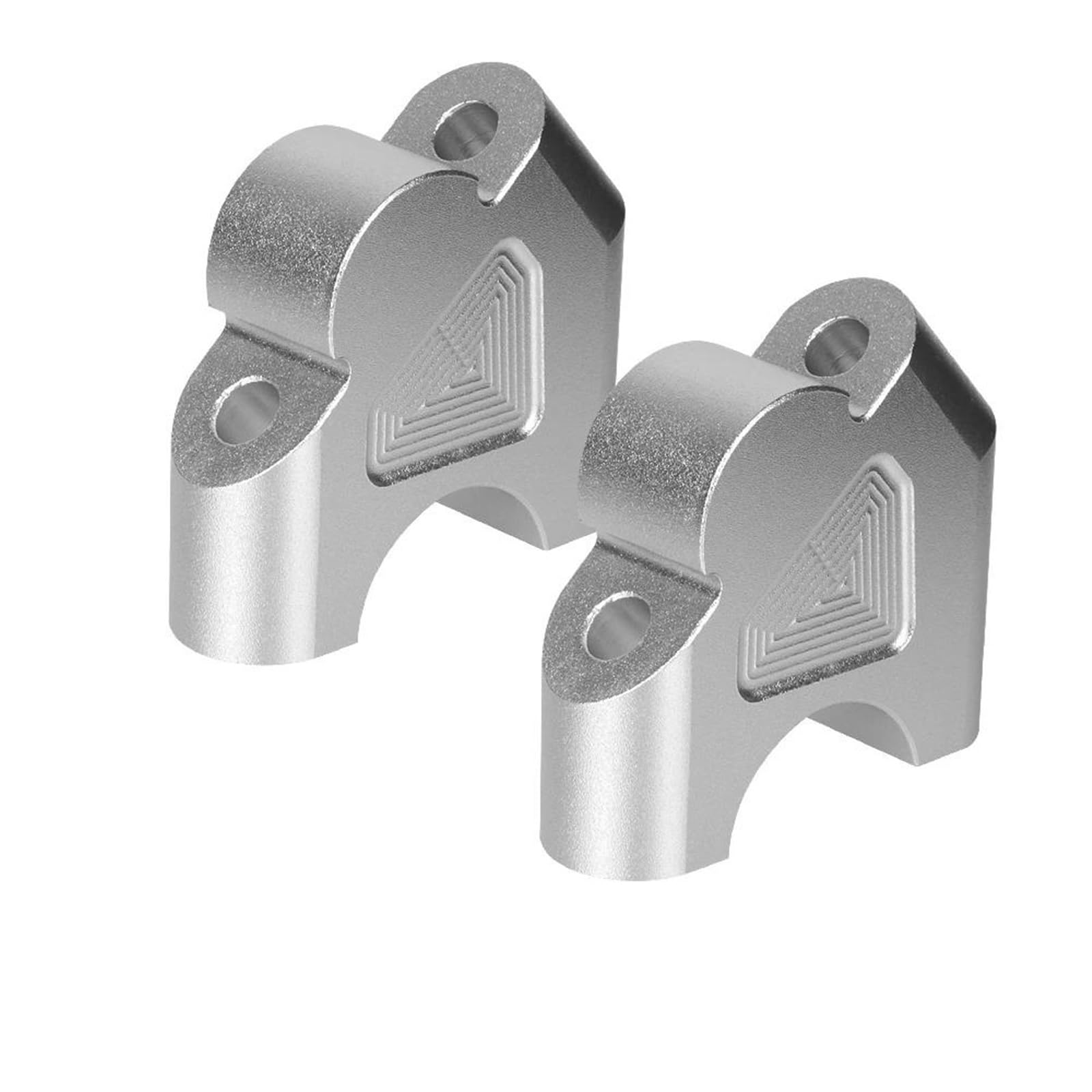 XWDPDNHHD Raiser Lifting Spacer Motorcycle Handlebar Riser Extension Clamp For B&MW R1200R F800S F700GS F650G F650CS G650GS R1150GS Heighten Offset Kit Handlebar Pole(Silver)
