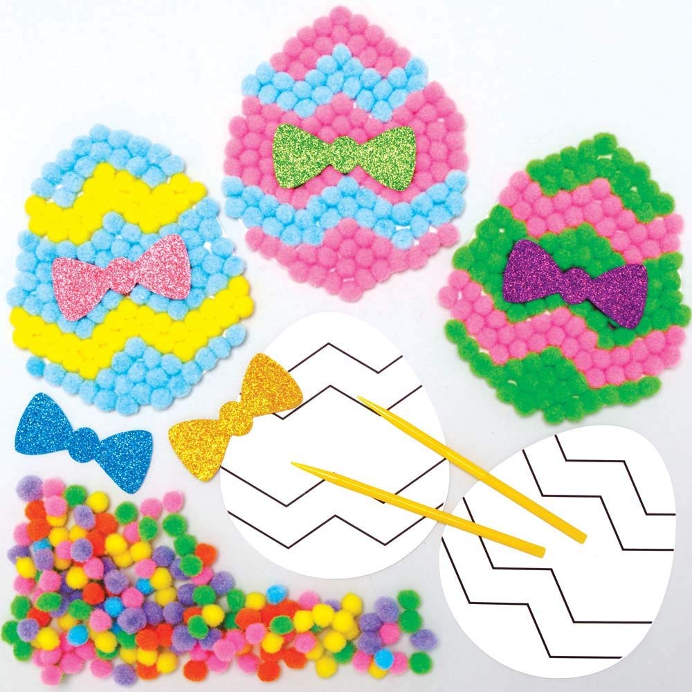 Baker Ross FE339 Parelmoer Pom Pom Kralen - Pak van 250, veelkleurige versieringen voor kinderen voor het maken van sieraden, knutselwerkjes en knutselactiviteiten Baker Ross FE339 Parelmoer Pom Pom Kralen - Pak van 250, veelkleurige versieringen voor kinderen voor het maken van sieraden, knutselwerkjes en knutselactiviteiten