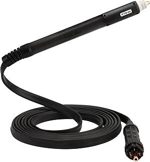 Hynade Plasma Cutting Torch,PTM60 20FT Non-HF Pilot Arc Straight Pencil Torch Head body for CUT60DN CNC Plasma Cutter