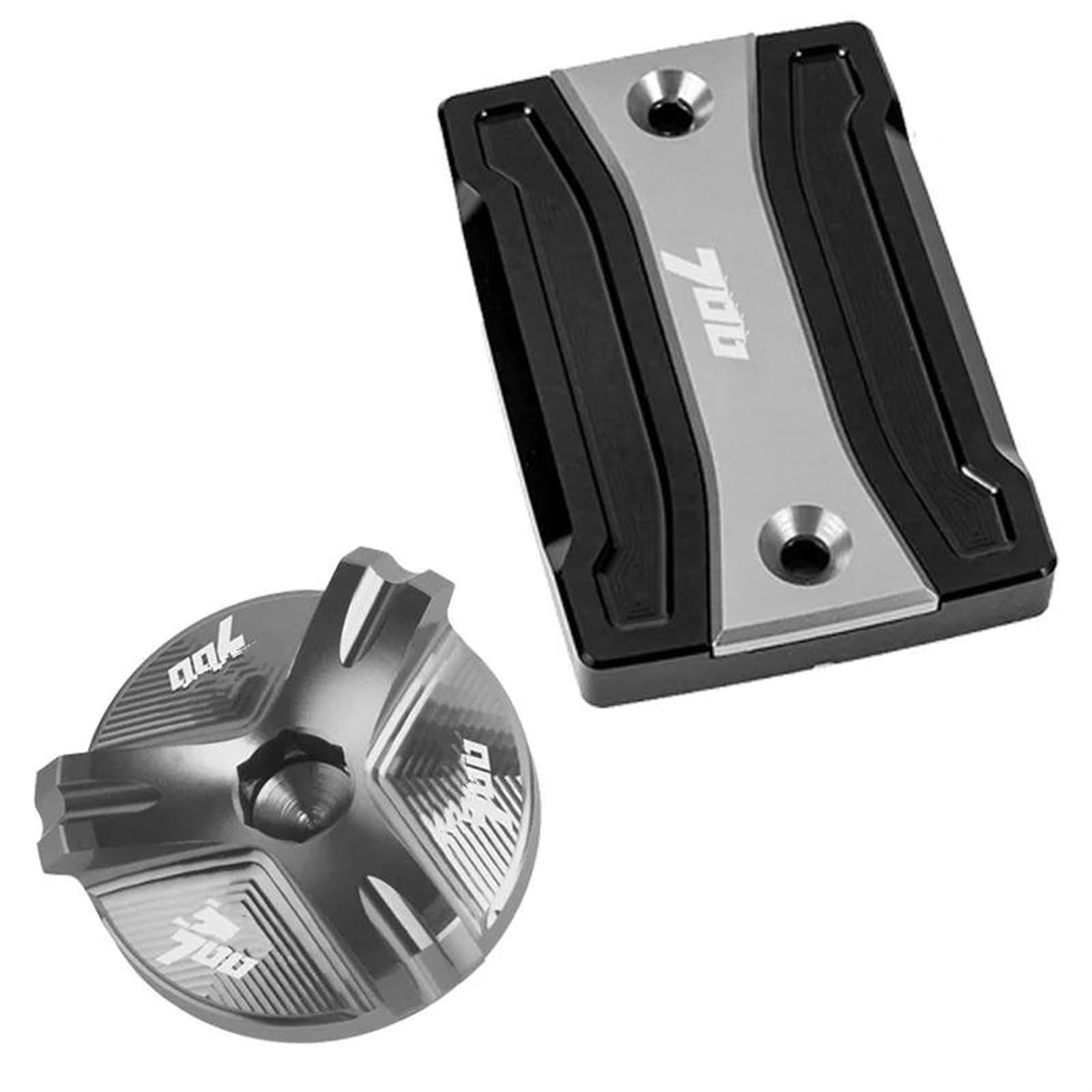 Tapa De Depósito Líquido Frenos Delantero Motocicleta, Tapón Llenado Aceite Motor, Tornillo para Tenere700 XT700 2019-2021 Reemplazo | Black Comb