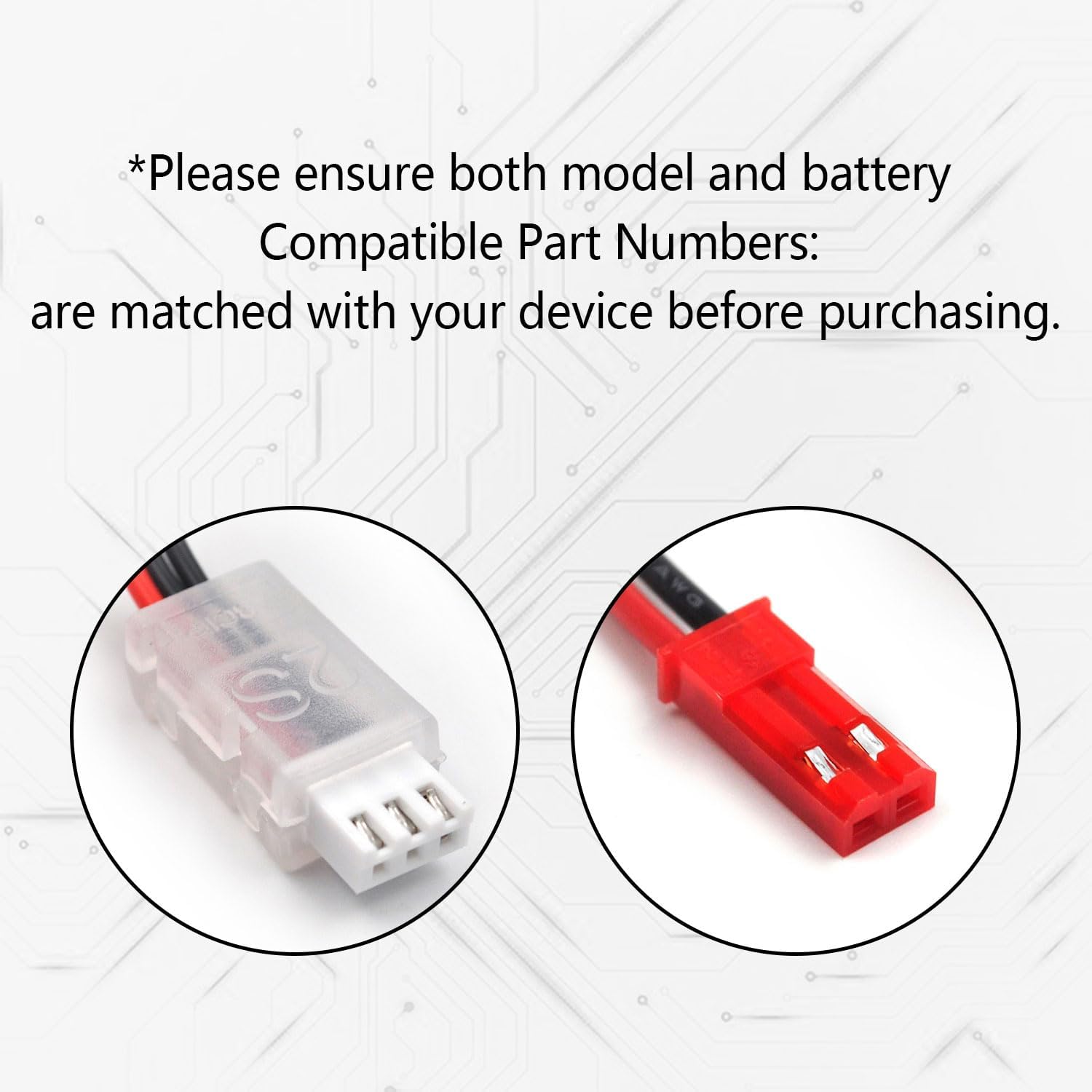(2-Pack) High Discharge 35C 7.4V 1100mAh Li-Po 2S Battery with JST Plug for WLtoys A949 A959 A969 A979 K929 and 1/10 1/16 1/18 RC Vehicles