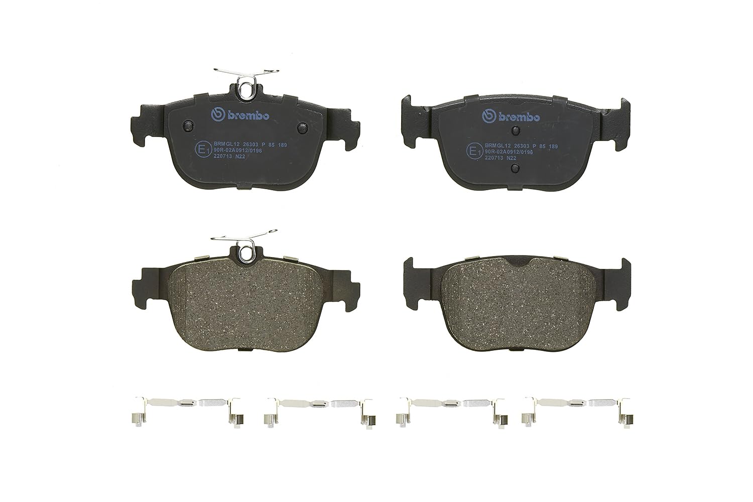 BREMBO Kit pastiglie freno, Freno a disco P85189 Compatibile con: AUDI A3 Limousine, A3 Sportback, CUPRA FORMENTOR, LEON, LEON Sportstourer