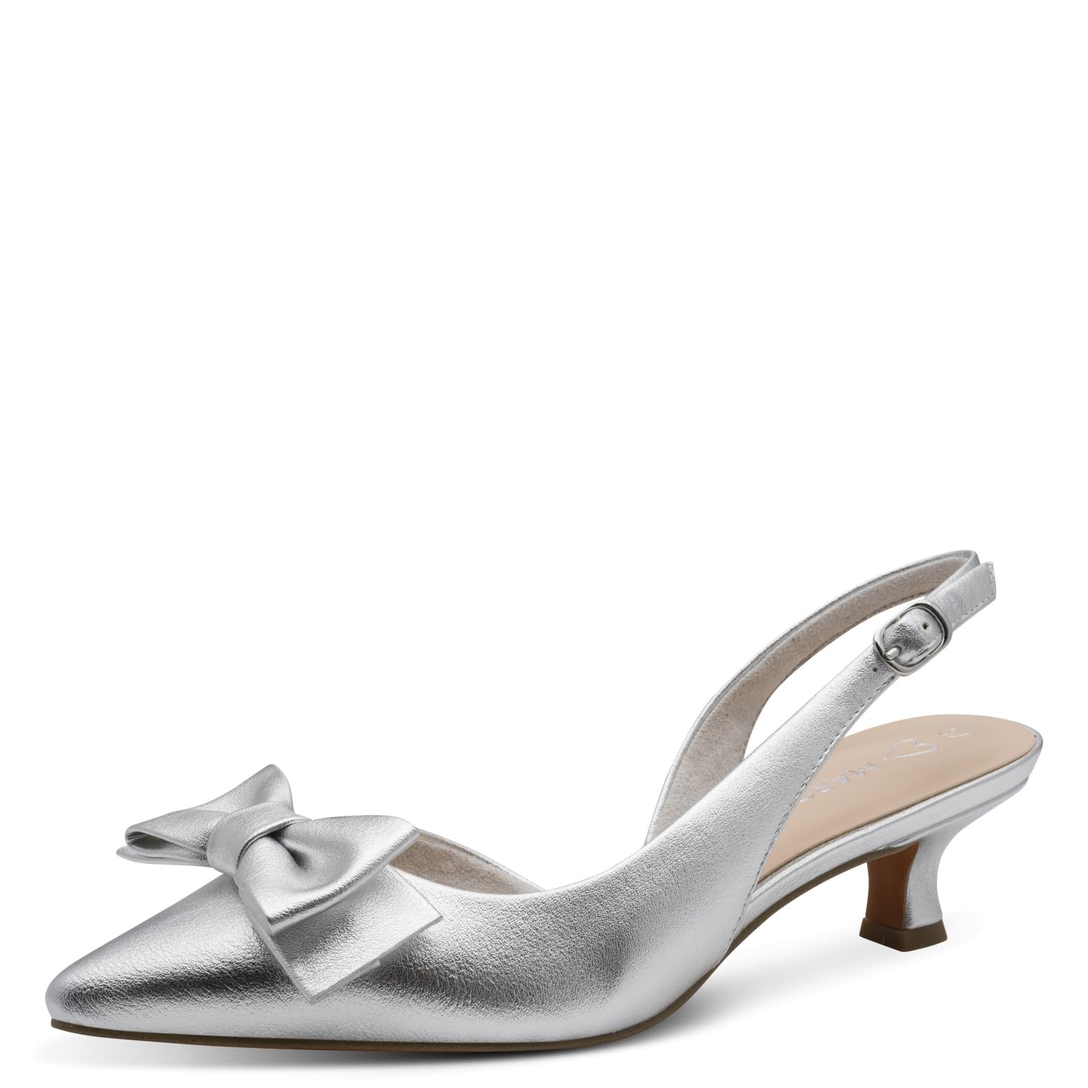 MARCO TOZZI Women's 2-29517-46 Pumps, Silver, 39 EU