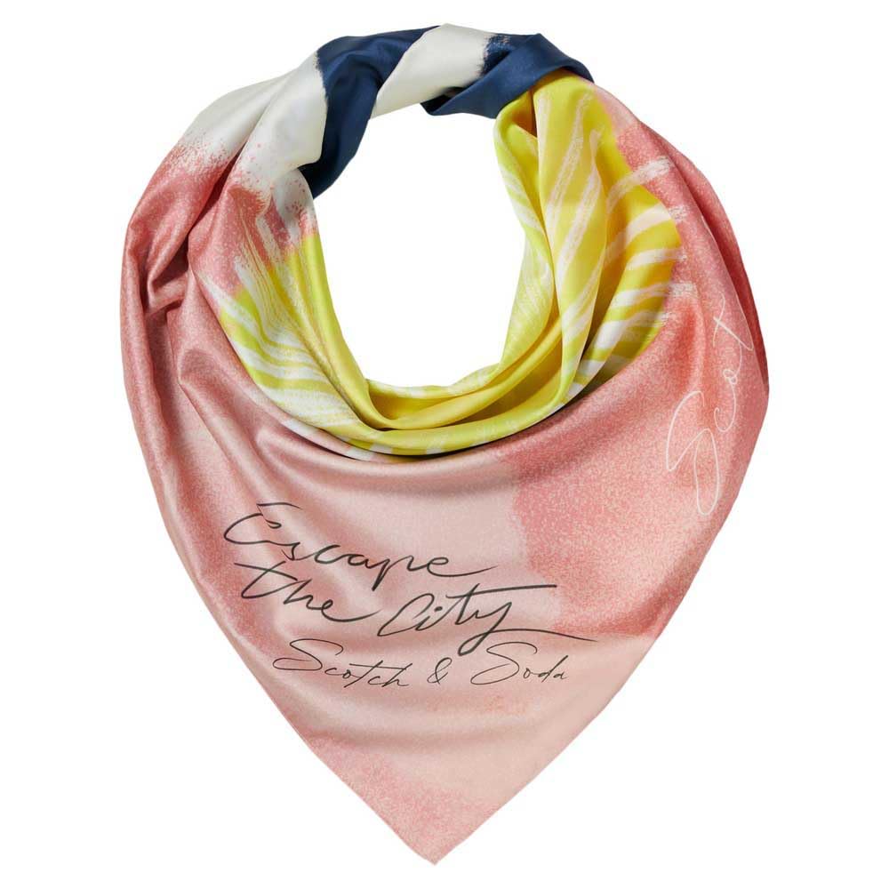Scotch & Soda Abstract Sun Foulard Scarf, One Size, Abstract Sun Foulard, One Size