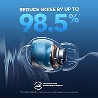 Vista 2 de Soundcore by Anker Liberty 4 NC Wireless Noise Cancelling Earbuds, 98.5% Noise Reduction, Adaptive Noise Cancelling to Ears and Environment, Hi-Res