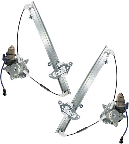 Miniatura 43 de TRQ Juego de regulador de ventana eléctrica delantera y motor compatible con Ford Ranger 1993-2011 1994-2009 Mazda B2300 1998-2001 B2500 1994-2007