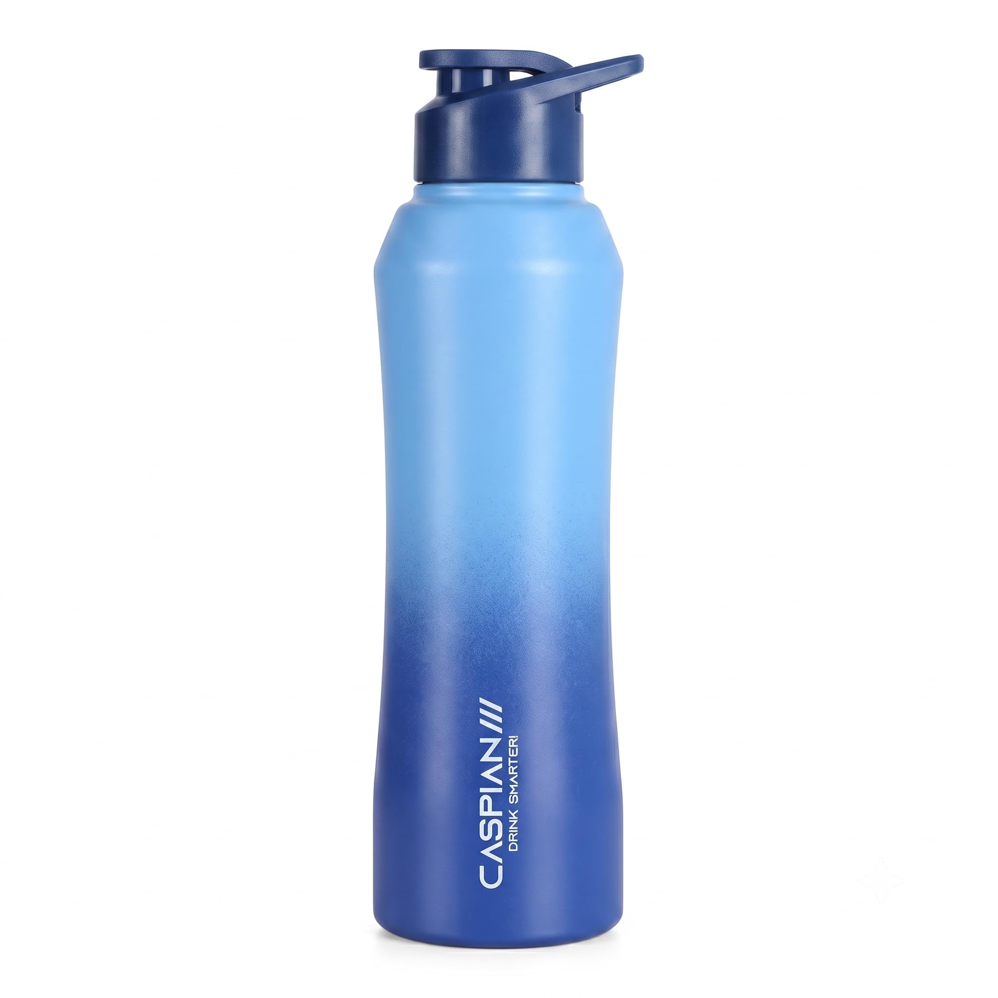 Caspian Trek Customised Stainless Steel Water Bottle 1L, B Horiz with Logo Print - Personalised Water Bottle with Your Name Print for Kids Boys Girls School Office Gym- Perfect for Corporate Gifting
