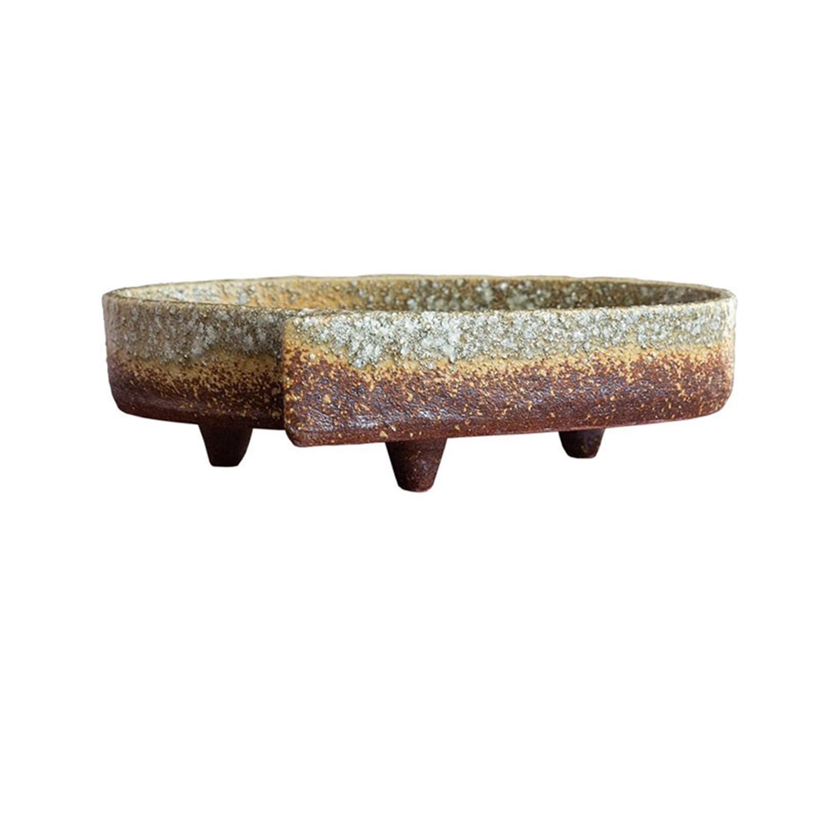 Mw9sBd8rF Shallow Flower Bowl Irregular Creativity Ceramic Decor Saucer