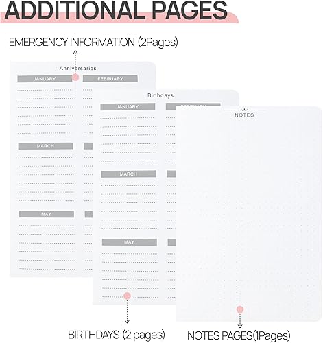 Miniatura 5 de Libro de contraseñas con pestañas alfabéticas - Guardián de contraseñas de tapa dura mejorado con PU, perfecto para organizar tus contraseñas, oro
