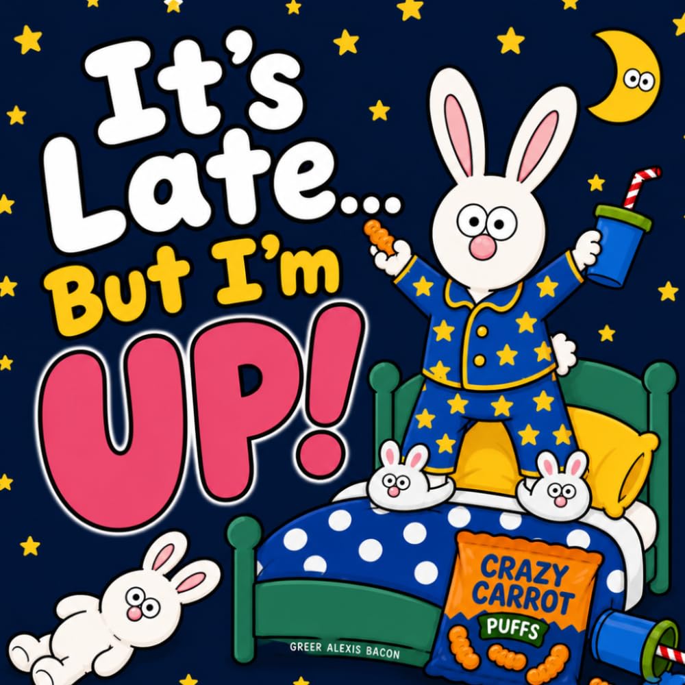 It’s Late… But I’m UP!: A Funny Toddler Bedtime Story About Night Wake-Ups, Snacks, and Not Wanting to Sleep