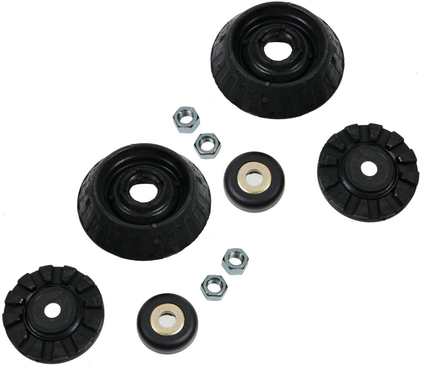 TRQ Front Upper Strut Mount Kit Compatible with 2011-2016 Honda CR-Z 2007-2019 Fit 2016-2020 HR-V 2010-2014 Insight