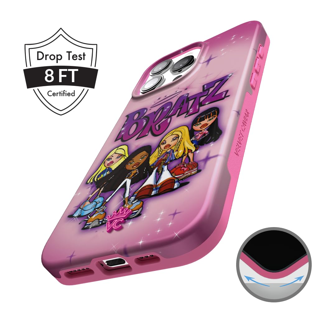 Amazon.com: VELVET CAVIAR x Bratz for iPhone 16 Pro Max Case - Compatible  with MagSafe [10ft Drop Tested] - Pink, Airbrush Angels : Cell Phones &  Accessories