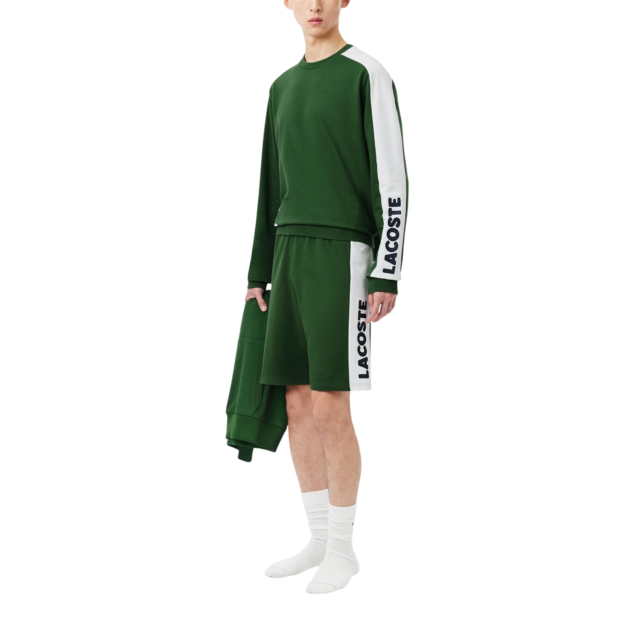 

                                                    Lacoste Men's Straight Cut Fleece Loungewear Short
