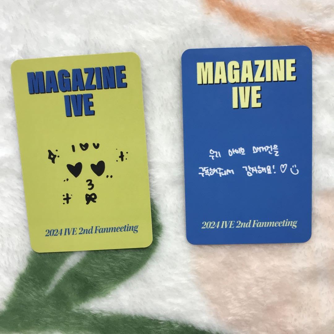 Amazon.co.jp: ive FC限定入場 1 2日目 ファンミ ペンミ トレカ  