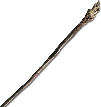 United Cutlery Illuminated Gandalf Staff - Replica from The Hobbit The | Desolation of Smaug | Wizard Staff with LED Crystal | 73 Length | Wall Mount to Display | Certificate of Authenticity