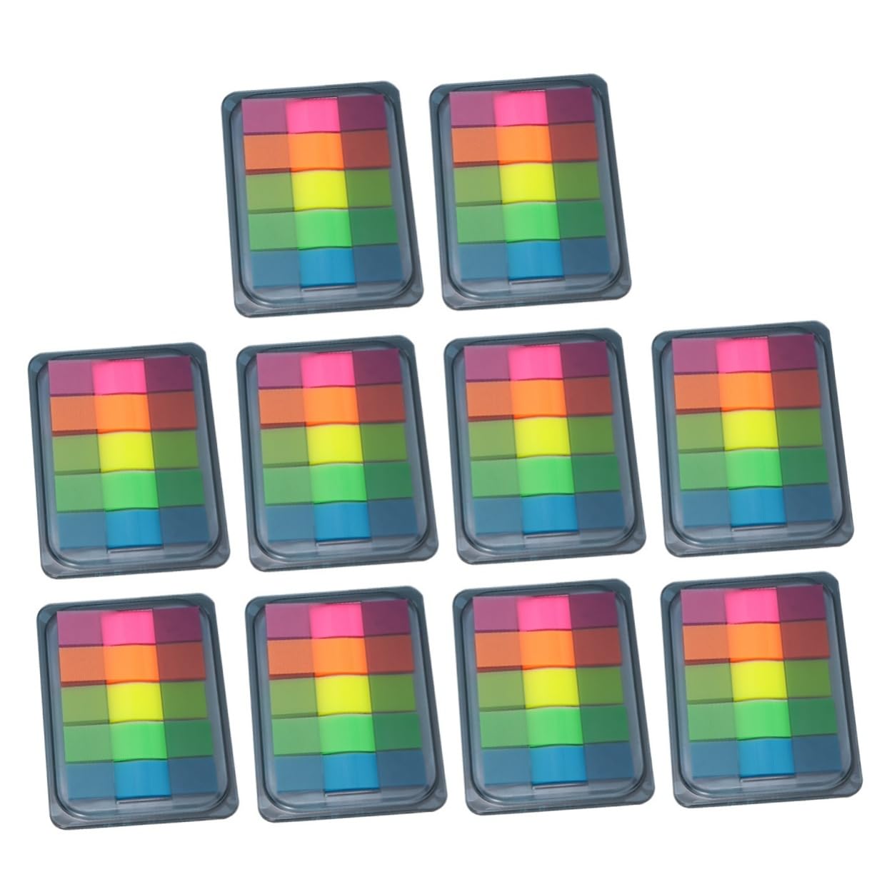 ARTIBETTER 3 Sätze Teiliges Bunte Index Label Sticker Selbstklebende Notizblätter Fluoreszierende Haftnotizen Für Büro Und Schule Wiederverwendbare Page Markers Für Dokumente Und 10 Stück * 3
