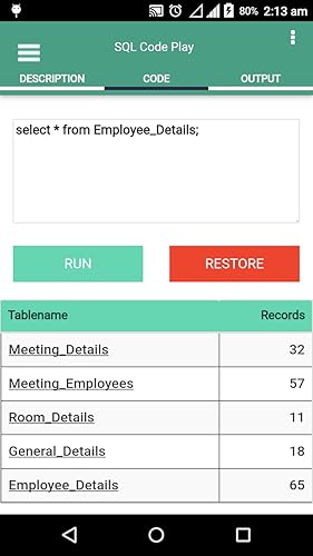 SQL Code Play