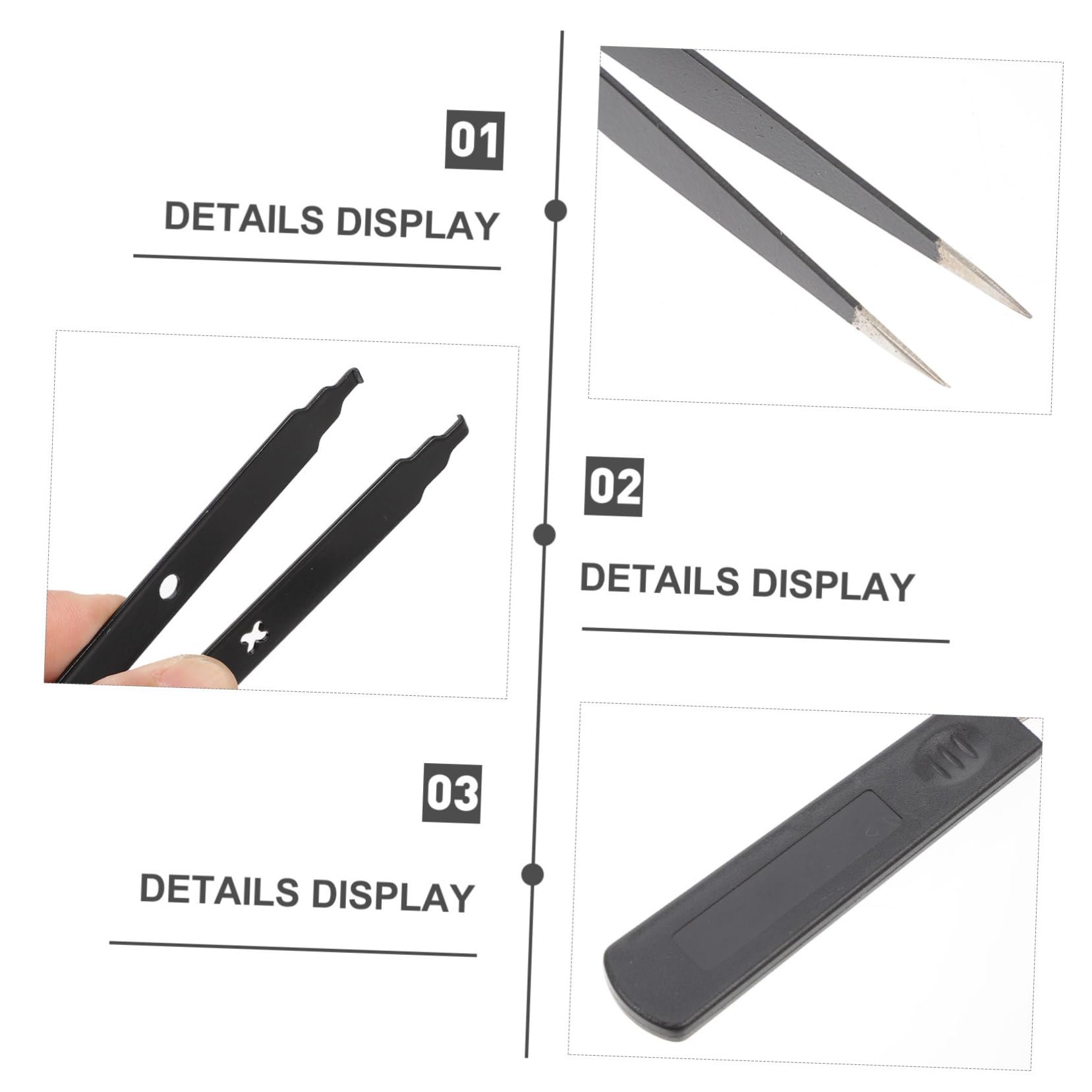 Hemobllo 3sets Kit Di Strumenti Per Pulizia Tastiera Meccanica Estrattore Keycap Pinzette e Spazzola Accessori Professionali Per Manutenzione Tastiere