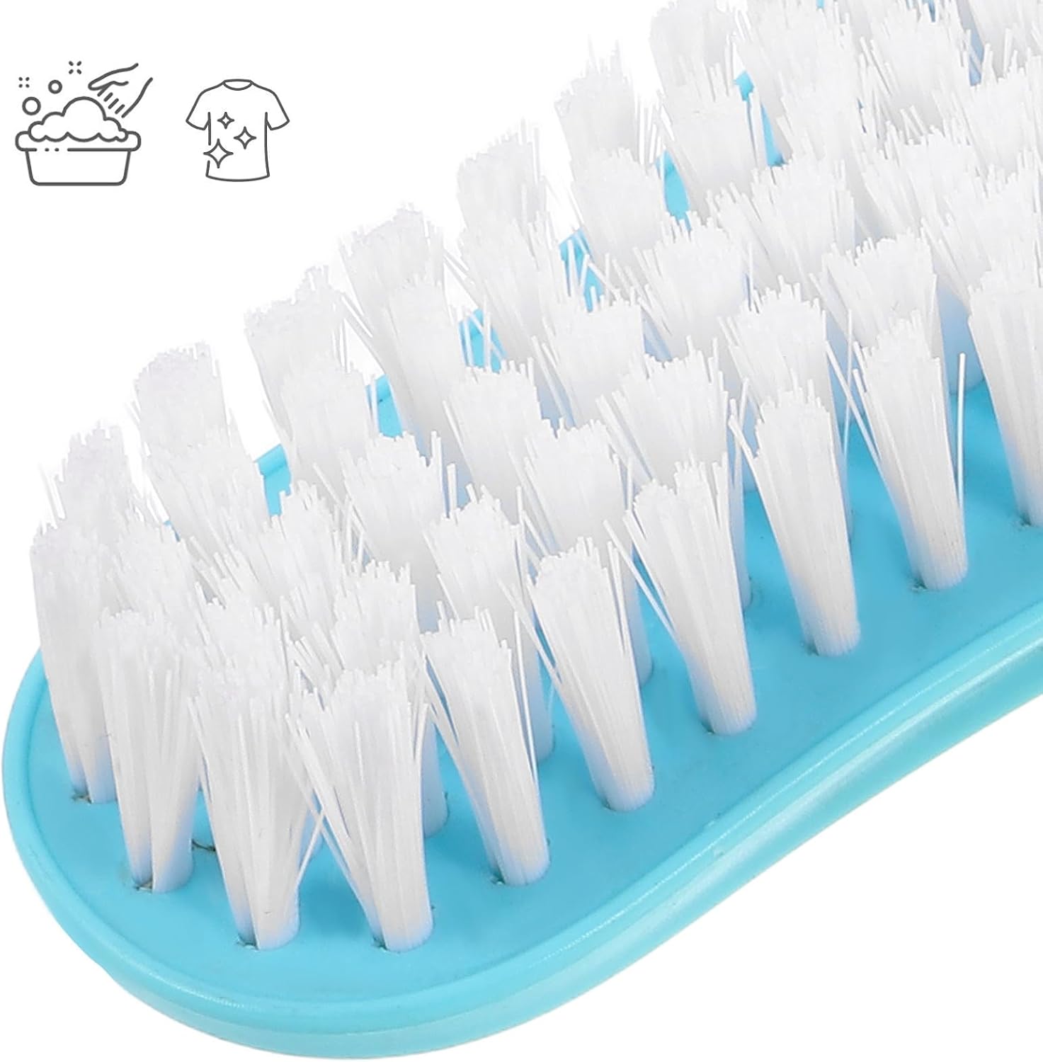 2pcs Soft Bristle Plastic Cleaning Brush for Shoes and Clothes