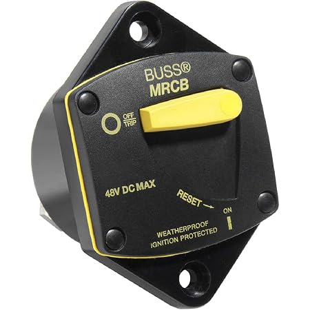 Bussmann CB185-60 Waterproof Flush Mount Circuit Breaker (60 Amp, 42 VDC) – For Trucks, RVs, Boats & Marine Use - View #12