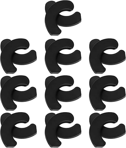 20 soportes para mancuernas de goma, almohadilla de mancuernas, almohadilla de mancuernas, equipo de fitness, almohadillas a prueba de golpes para