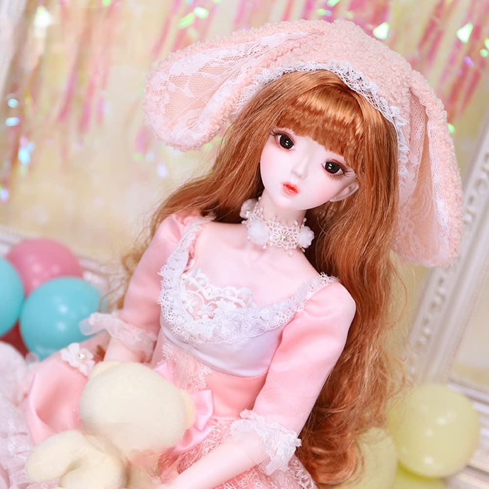 ハンドメイド ドール ぬいぐるみ bjd 球体関節人形 60cm フルセット Amazon | KAKAA BJDドール フルセット 1/3 球体関節人形 60cm SD