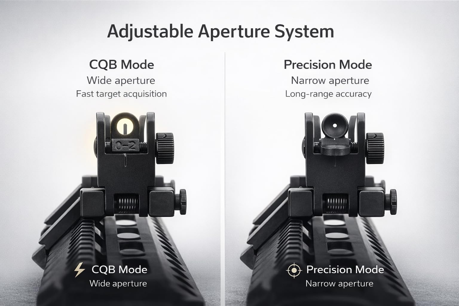 Amazon.com: GOTICAL 45 Degree Offset Flip Up Sight | Low Profile