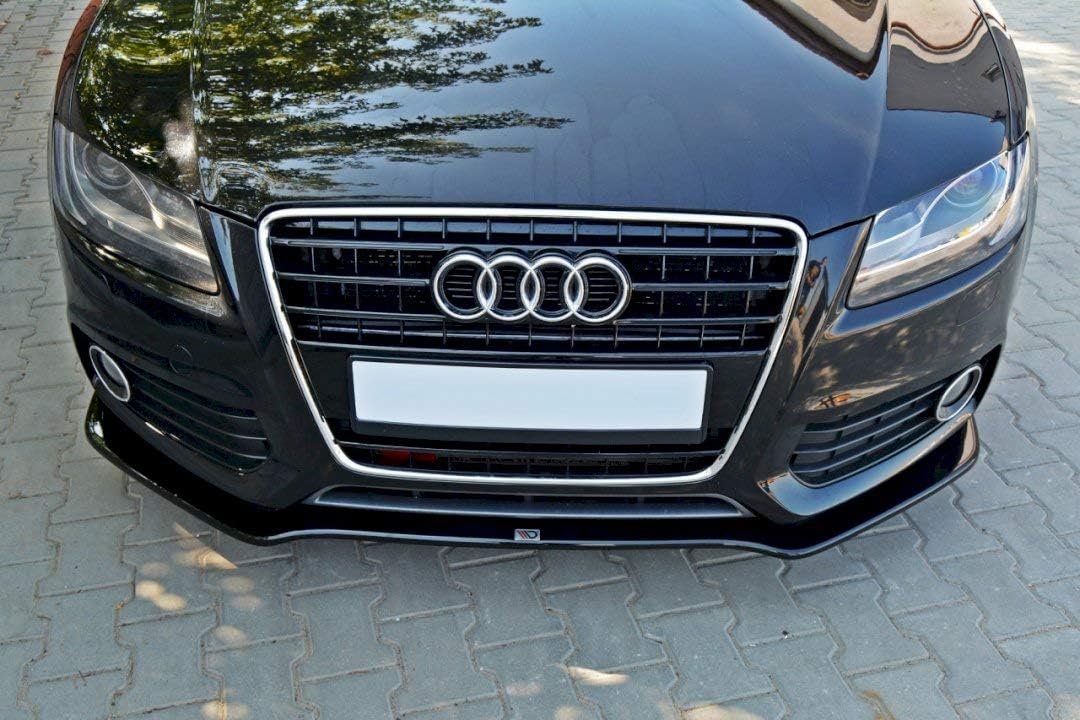 Front Bumper Lip Spoiler Compatible with Audi S5 / A5 S-Line 8T (2007-2011) Maxton Design