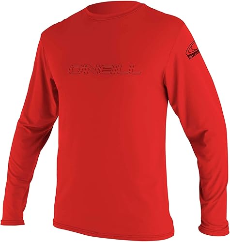 Miniatura 4 de O'Neill Wetsuits - Camiseta O'Neill Basic Skins, para el sol, con UPF 50+, de manga larga, para hombre