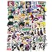My Hero Academia Anime Stickers Decal Pack Teens Cartoon Laptop Stickers for Skateboard Snowboard Luggage Car Motorcycle 70pcs
