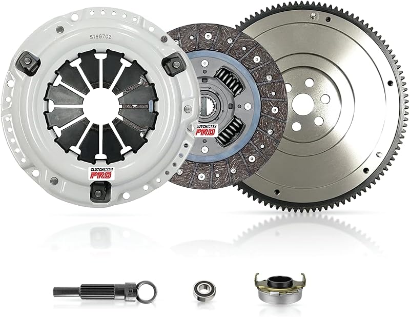 CMP Stage 1 Clutch Kit & Flywheel fits 92-05 Civic Del Sol 1.5L 1.6L 1.7L | Performance Clutch fits DX EX Special Edition GX HX LX Reverb Si Value Package CX EX-R S VX | Off-Road & Track Use