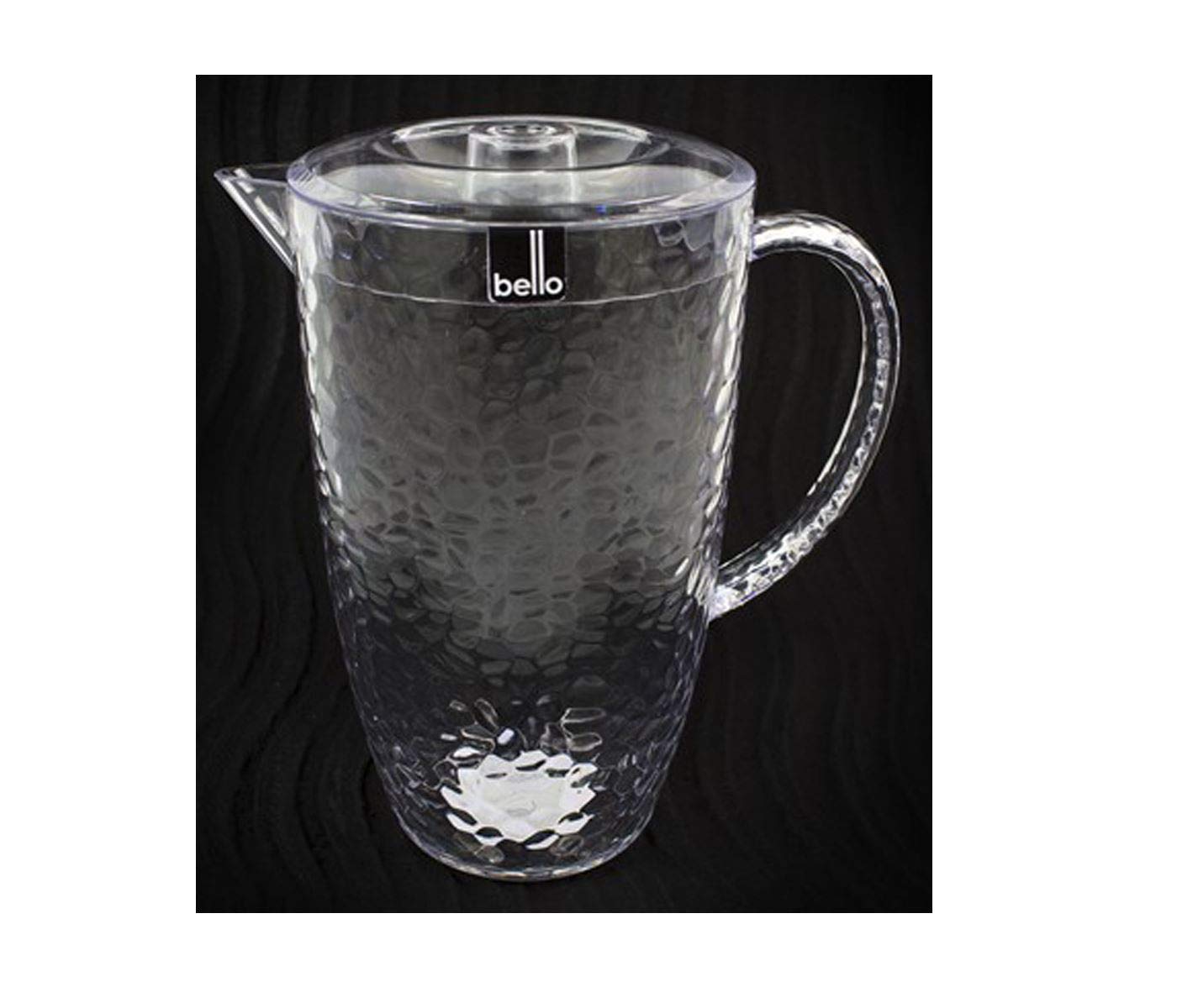 YöL Clear Plastic Pitcher Jug With Lid Great For Outdoor Dining Picnics & BBQ's Summer Party Tableware Drinks Jug