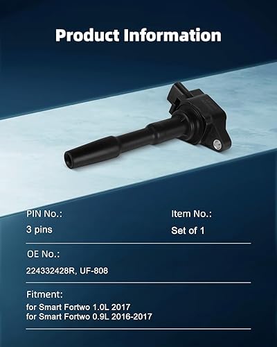 Vista 731 de ECCPP Bobinas de encendido portátiles de repuesto para automóvil compatibles con Infiniti I30/para Nissan Maxima 3.0L V6 2000-2001 Reemplazo