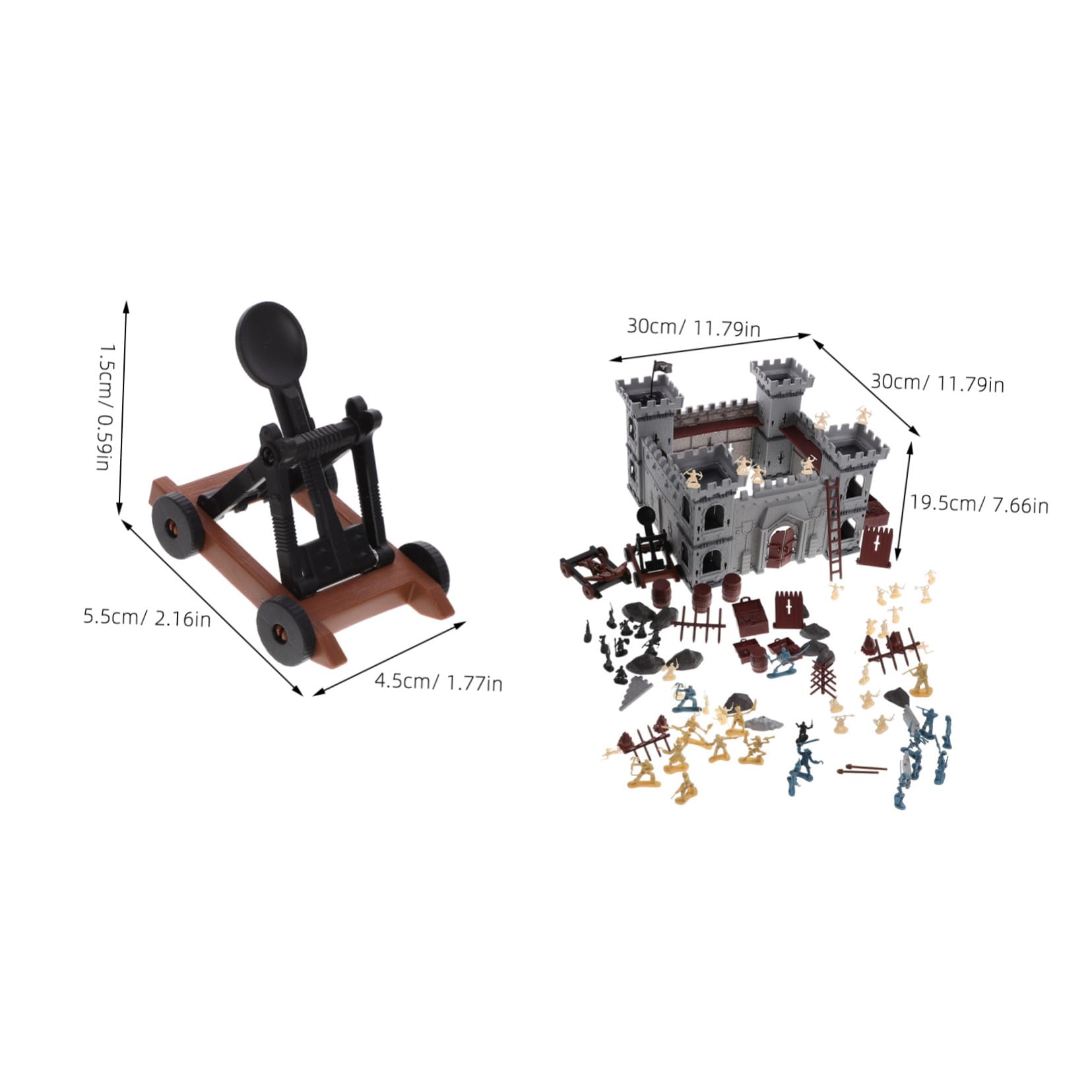 Abaodam Set di 310 Pezzi di Giocattoli da Costruzione Castello Medievale a Tema Pirata Soldatini in Plastica per Ragazzo Ragazza, Accessori Decorativi e Educativi per Compleanni