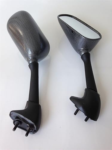 Miniatura 6 de HTTMT MT067-BK Espejos de repuesto OEM negros compatibles con Yzfr6 YZF-R6 2006-2009 Yzfr6S YZF-R6S 2003-2005