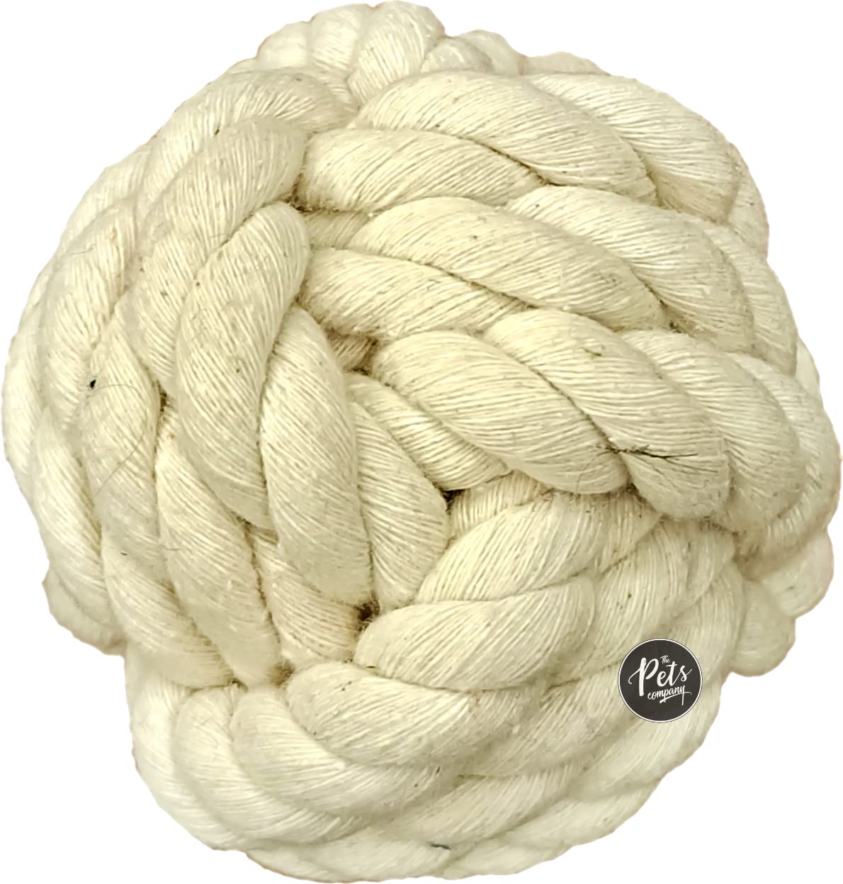 The Pets Company Natural Dog Rope Ball for Puppy Teething, Ball Dog Toys for Small Dogs & Puppies (B0BQGPMZZR) Amazon Price History, Amazon Price Tracker