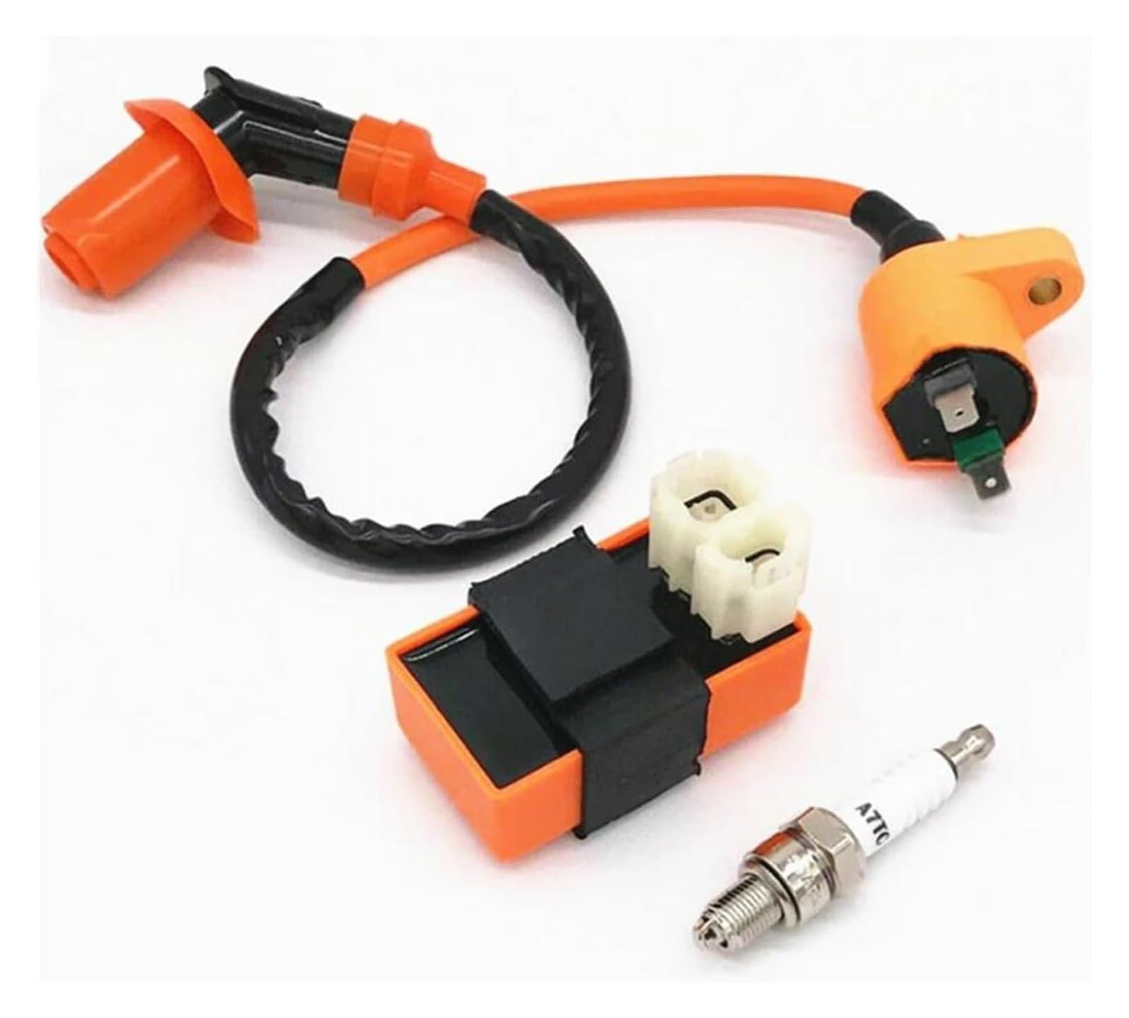 Interruptor de llave de encendido GY6 y bobina para reparar fallos de arranque 2