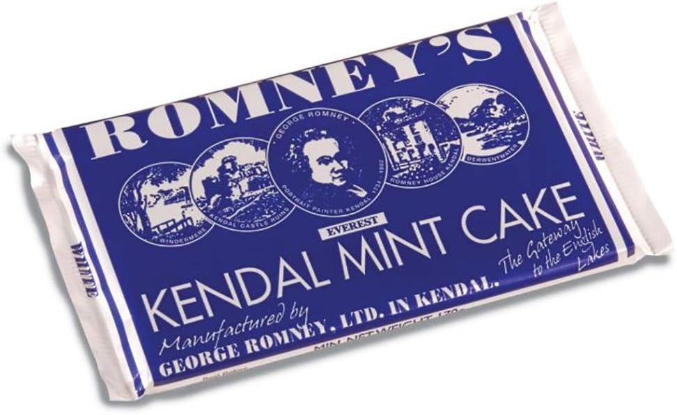 Romney's of Kendal - KENDAL MINT CAKE White bar (LARGE) 170g/5.98oz