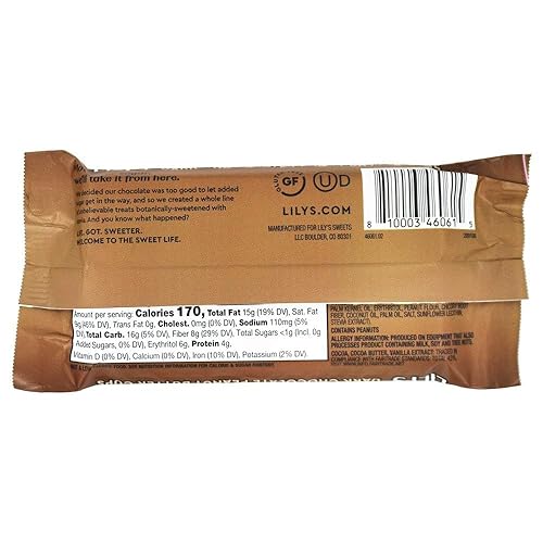 Miniatura 3 de Lily's Sweets, tazas de mantequilla de maní de chocolate oscuro, 1.25 onzas
