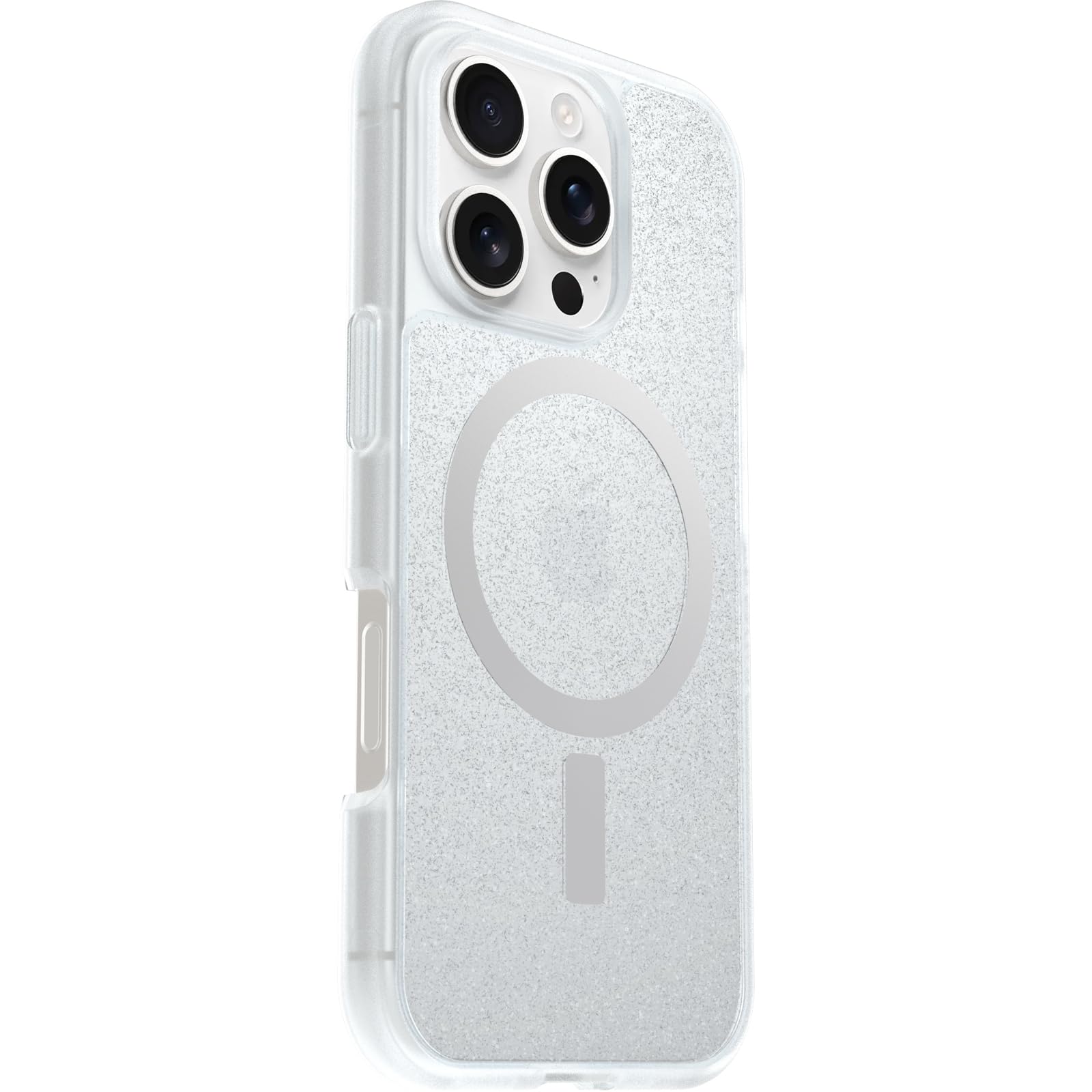 OtterBox Cover per iPhone 16 Pro React Series MagSafe, resistente a shock e cadute fino, cover ultrasottile, testata a norme MIL-STD 810G, Stardust-Trasparente, Senza Retail Package