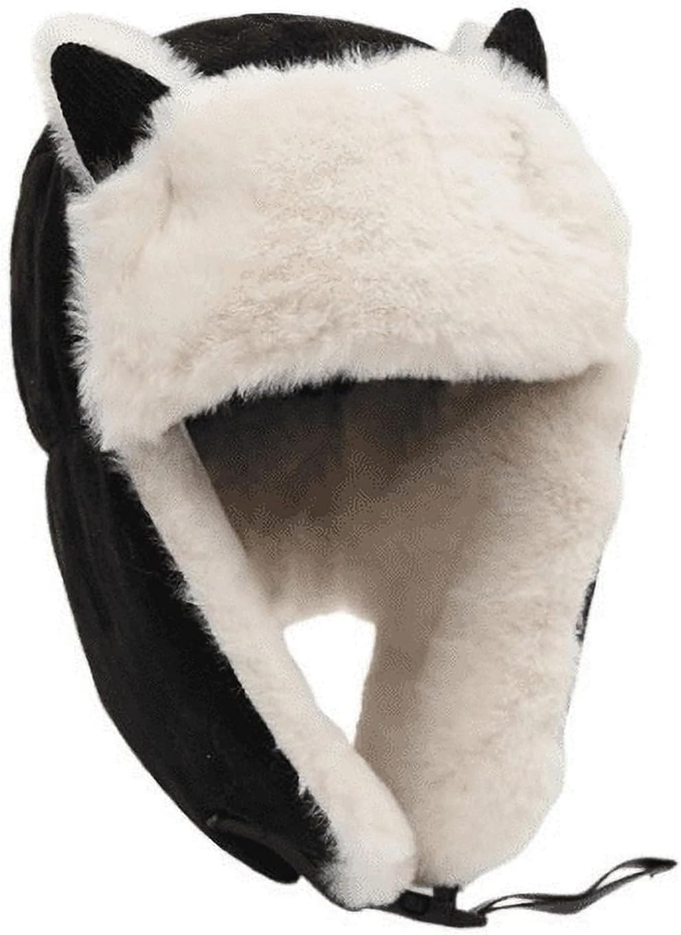 Kids Winter Trapper Hat Thermal Bomber Hat with Ear Flaps Toddler Windproof Trooper Hats Children Warm Ski Hats Faux Fur Aviator Cap for Boys Girls Skiing Snowboarding Hiking Cycling