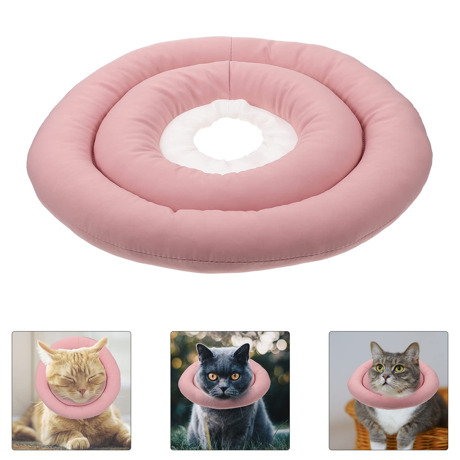 Mipcase 3pezzi Collare Protettivo Per Gatti Collare Di Per Animali Domestici Design Confortevole e Facile Da Indossare Previene Licking Ferite Per Post-operatori