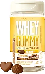 Whey Protein em Gomas Proteína + Colágeno, Sabor Banoffe, Zero Lactose, Whey Isolado - Sem açucar - Ravu nutrition