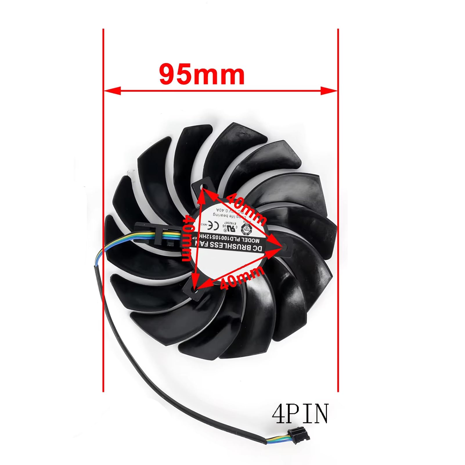 Amazon.co.jp: GPU 冷却交換用ファン MSI RTX 3070 3060 3060TI 3050