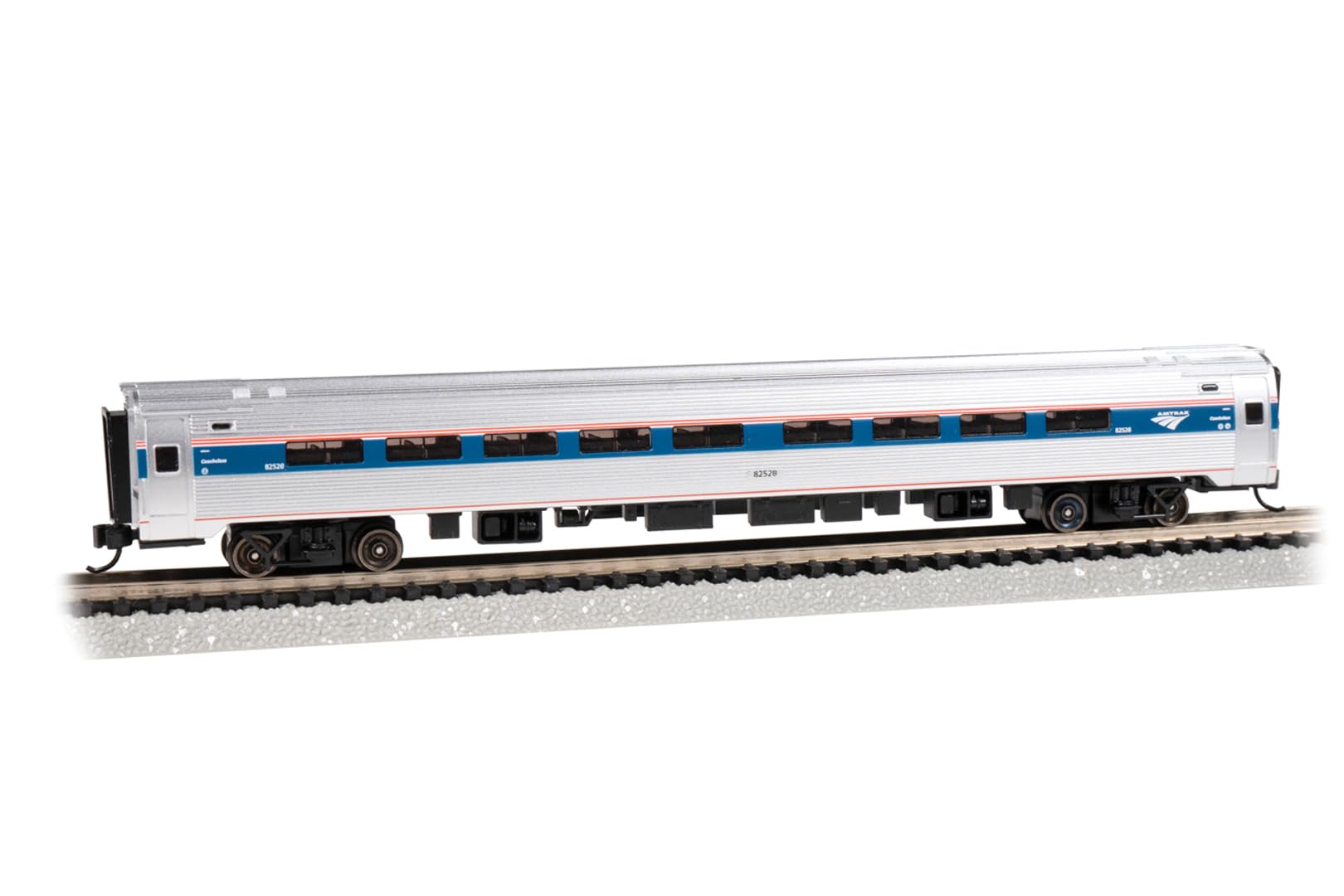Amfleet I Bachmann N voiture éclairée Phase VI classe Coach #82768