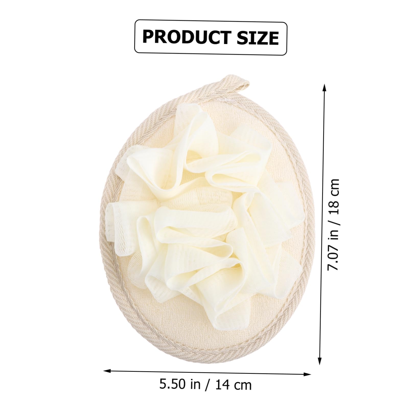 Beavorty 12piezas Esponjas De De Malla Para Exfoliación Corporal Accesorios De Baño Para Hogar y Viajes