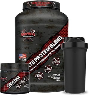 Whey Isolate Protein Blend + Creatina 100% PURA + COQ - Bruthal Sports (Baunilha)