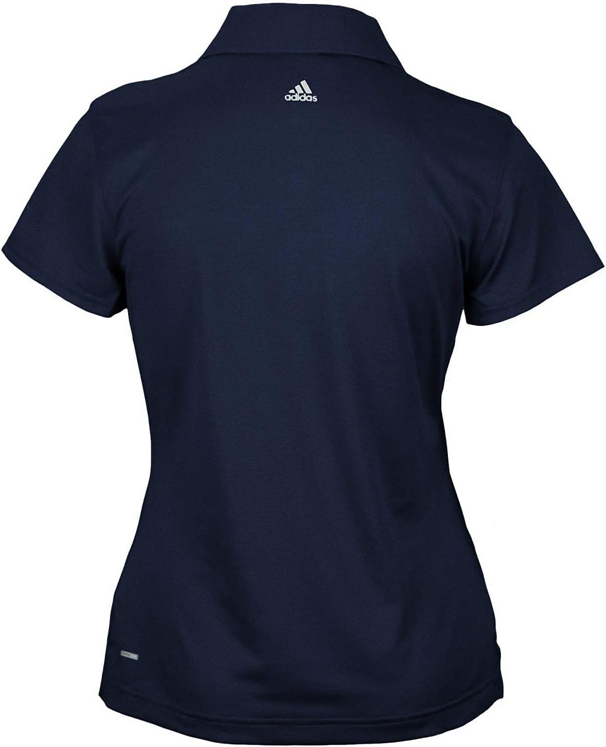 adidas Womens Lightweight Climalite Textured Solid Golf Polo Shirt