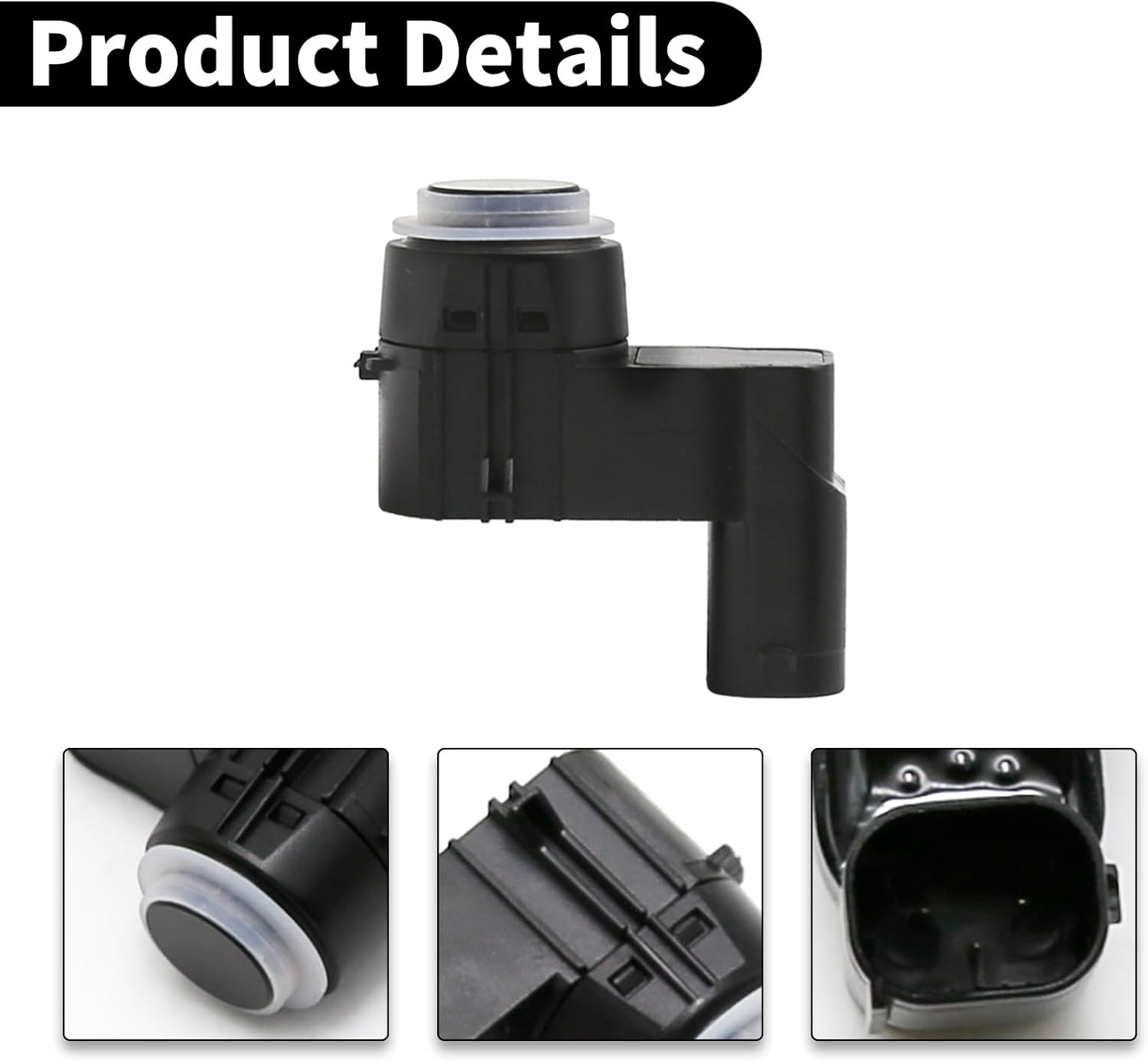 Hoypeyfiy 9677782977 Czujnik wspomagania parkowania PDC, zamiennik dla Citroen C3 Mk2 SC 2009-2023 zamiennik dla Peugeot 5008 Mk1 Van 2009-2017, zastępuje 9664027977 6590JE